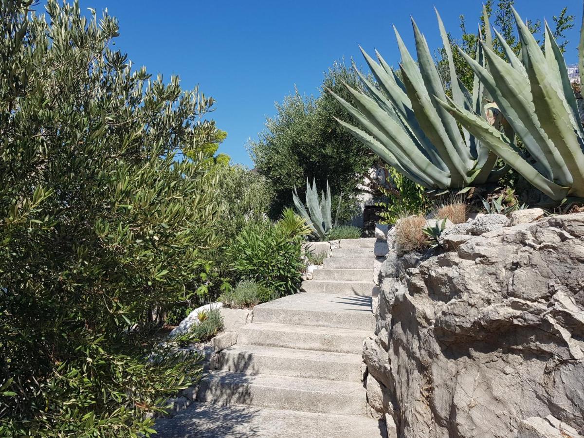 Villa Skalinada With Sea View Brela Buitenkant foto