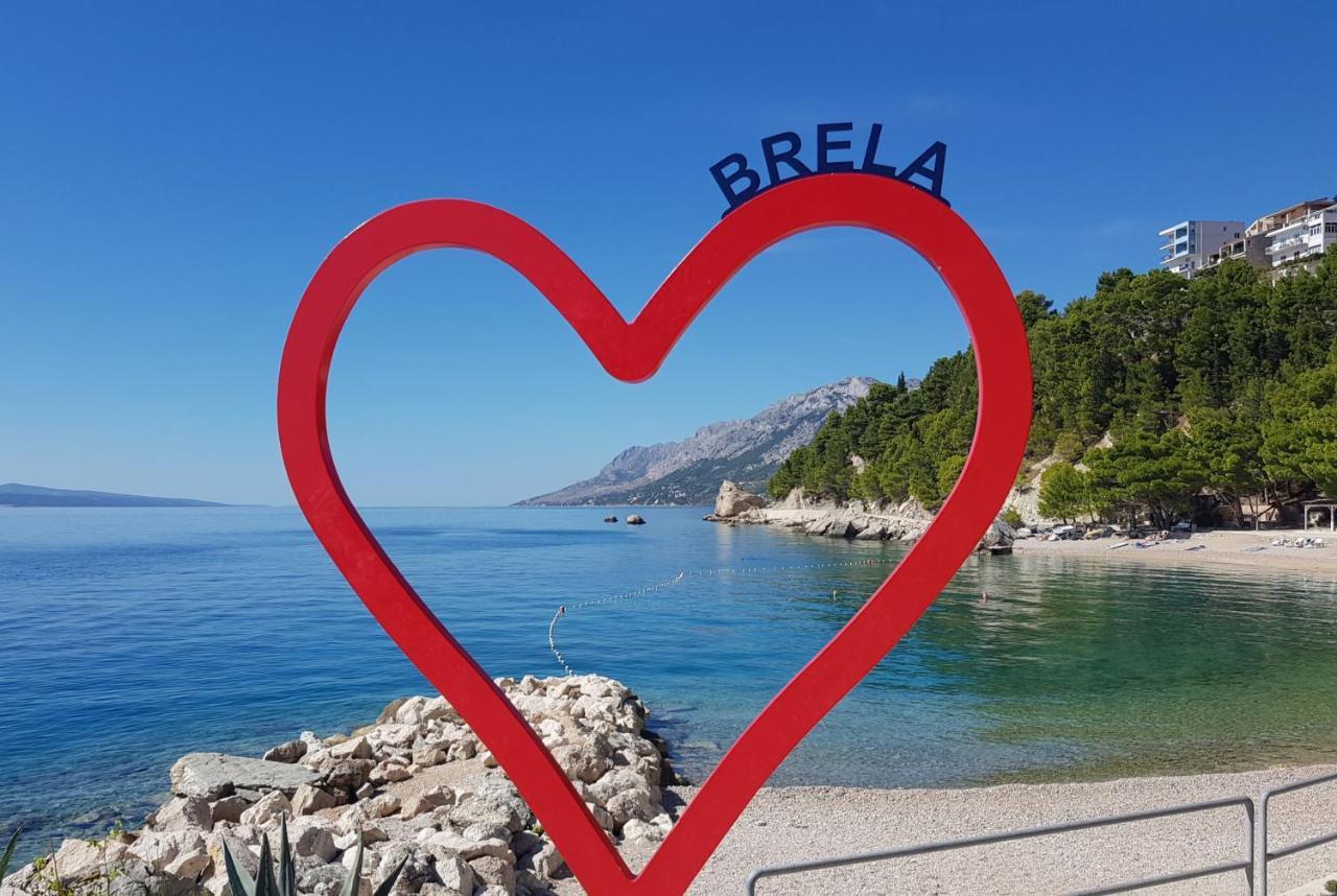 Villa Skalinada With Sea View Brela Buitenkant foto