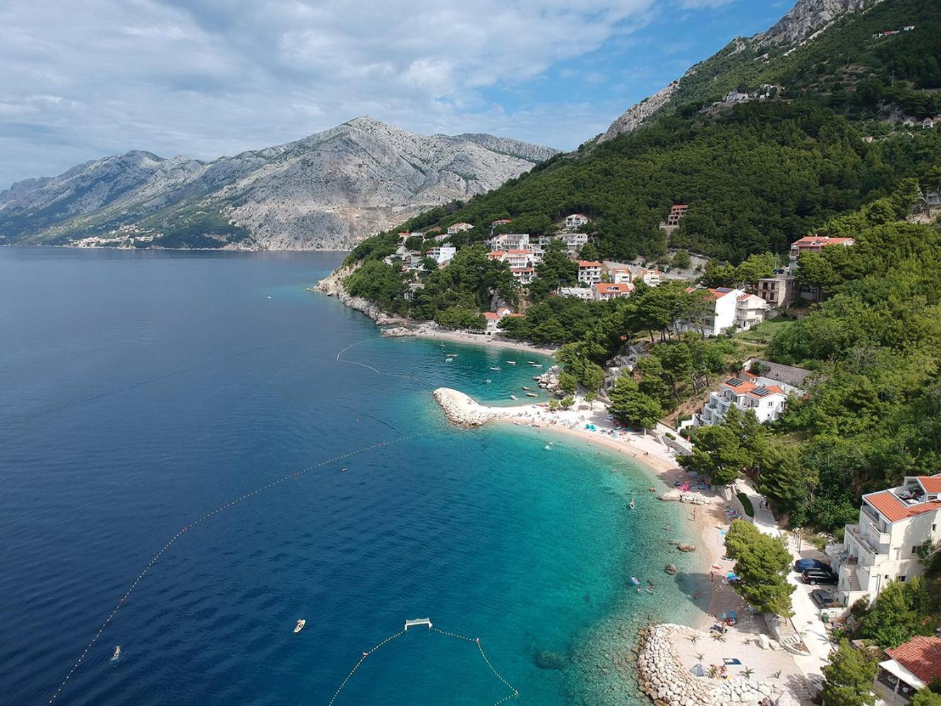 Villa Skalinada With Sea View Brela Buitenkant foto