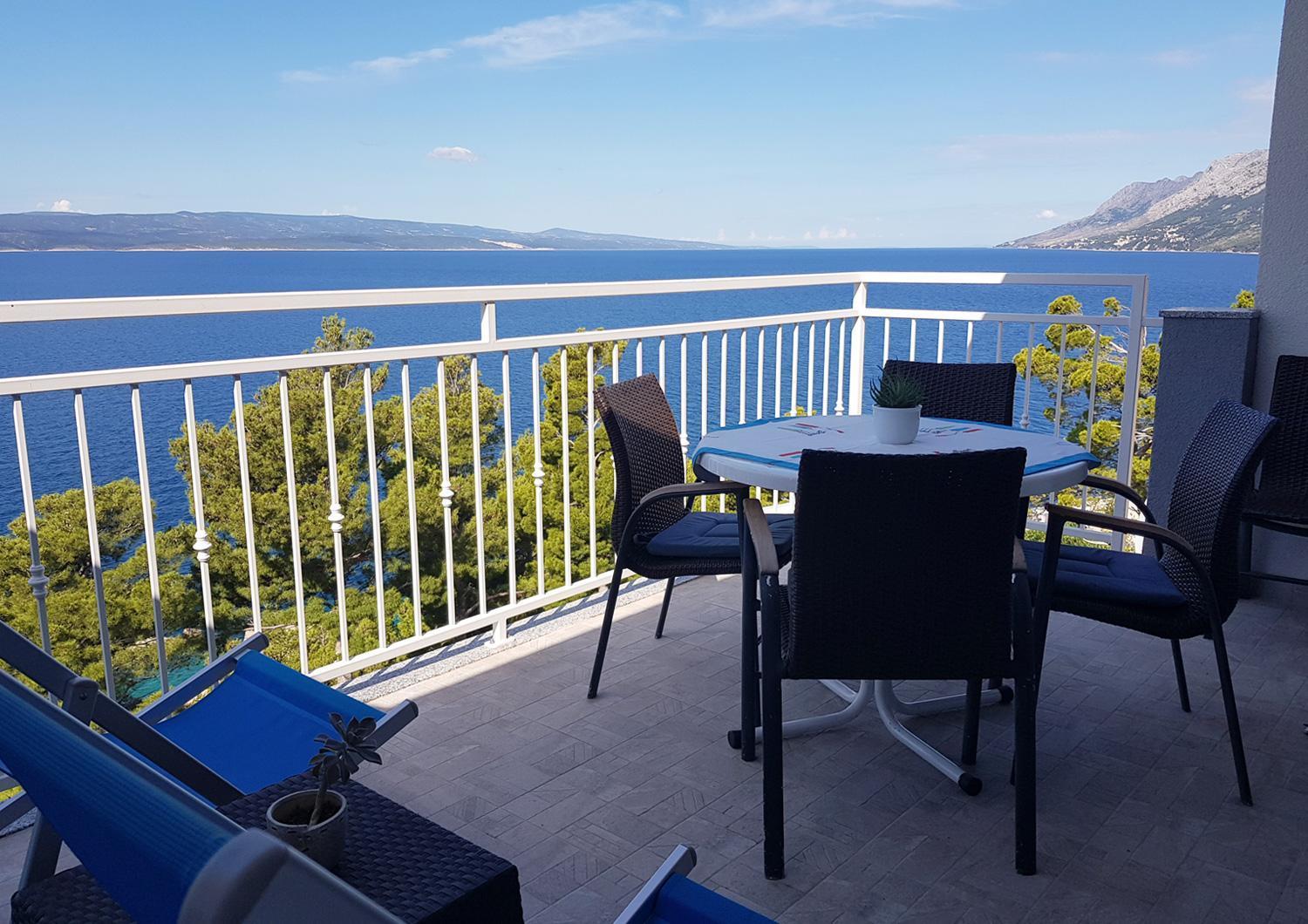 Villa Skalinada With Sea View Brela Kamer foto